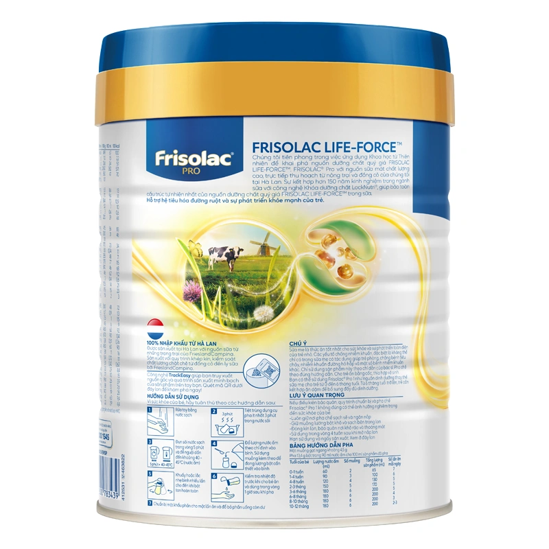 Sữa bột Frisolac Pro số 1 400g (0 - 12 tháng) 8