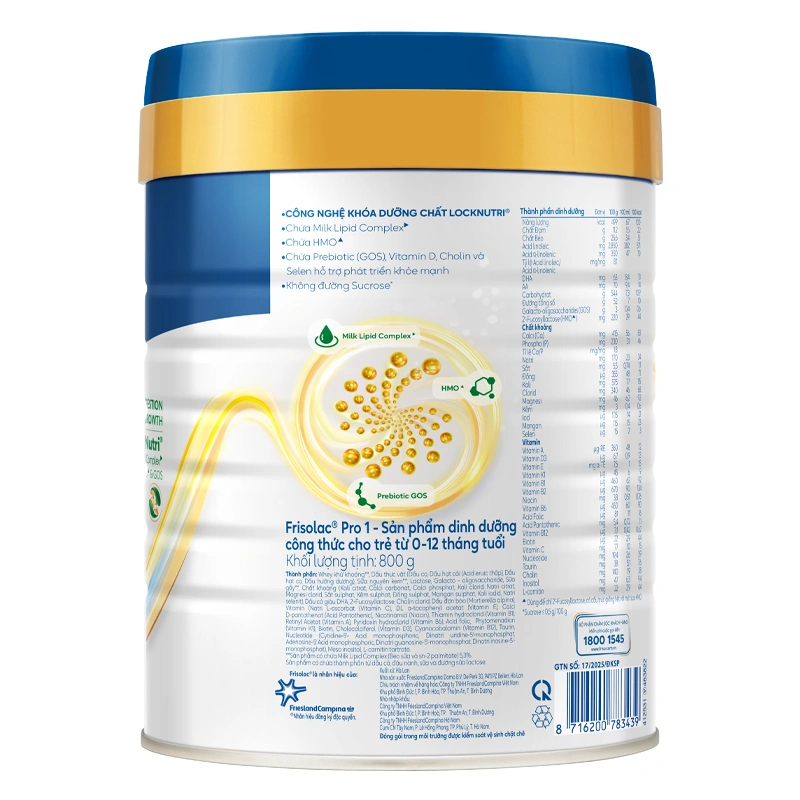 Sữa bột Frisolac Pro số 1 400g (0 - 12 tháng) 9