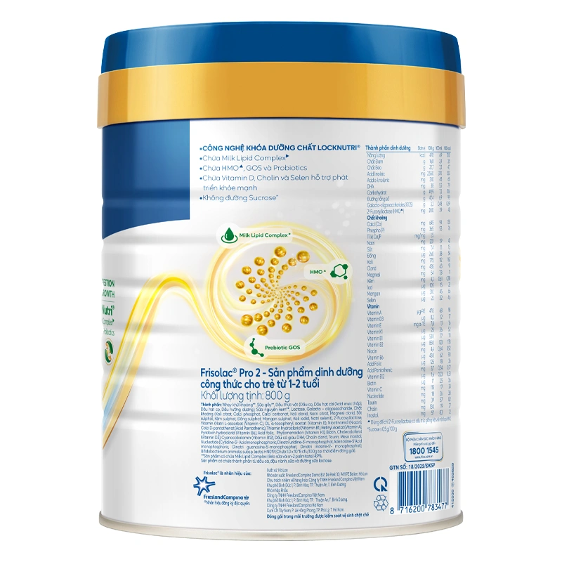 Sữa bột Frisolac Pro số 2 800g (1 - 2 tuổi) 3