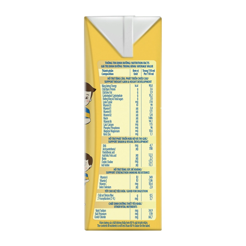 Thùng 24 hộp sữa non pha sẵn Nutifood GrowPLUS+ Colos Immunel hương vani 110 ml (từ 1 tuổi) - Giao bao bì ngẫu nhiên 10