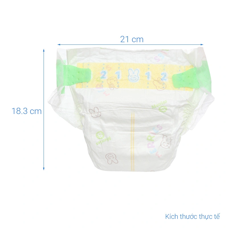 Tã dán Merries size NB 76 miếng (Dưới 5 kg) - Mẫu mới 55