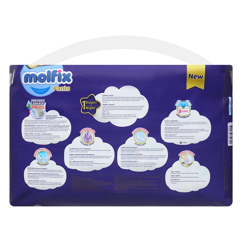 Tã quần Molfix Sweet Dreams size M 46 + 4 miếng (6 - 11 kg) 26