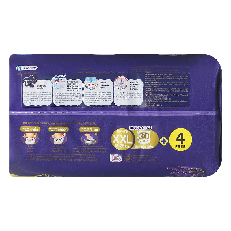 Tã quần Molfix Sweet Dreams size M 46 + 4 miếng (6 - 11 kg) 29