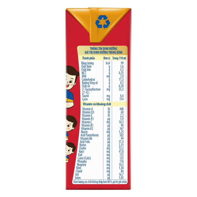 Thùng 48 hộp sữa pha sẵn Nutifood GrowPLUS+ đỏ hương vani 110 ml cho trẻ suy dinh dưỡng, thấp còi (từ 1 tuổi) - Giao bao bì ngẫu nhiên 10