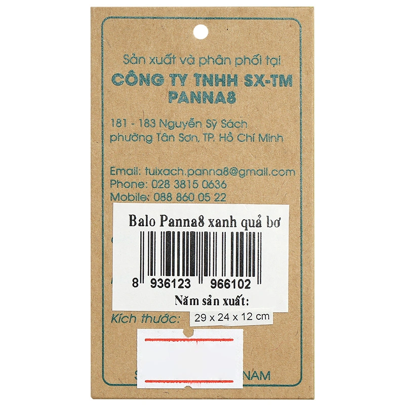 Balo cho bé mẫu giáo Ioon PANNA8 quả bơ E2509-2 xanh 12