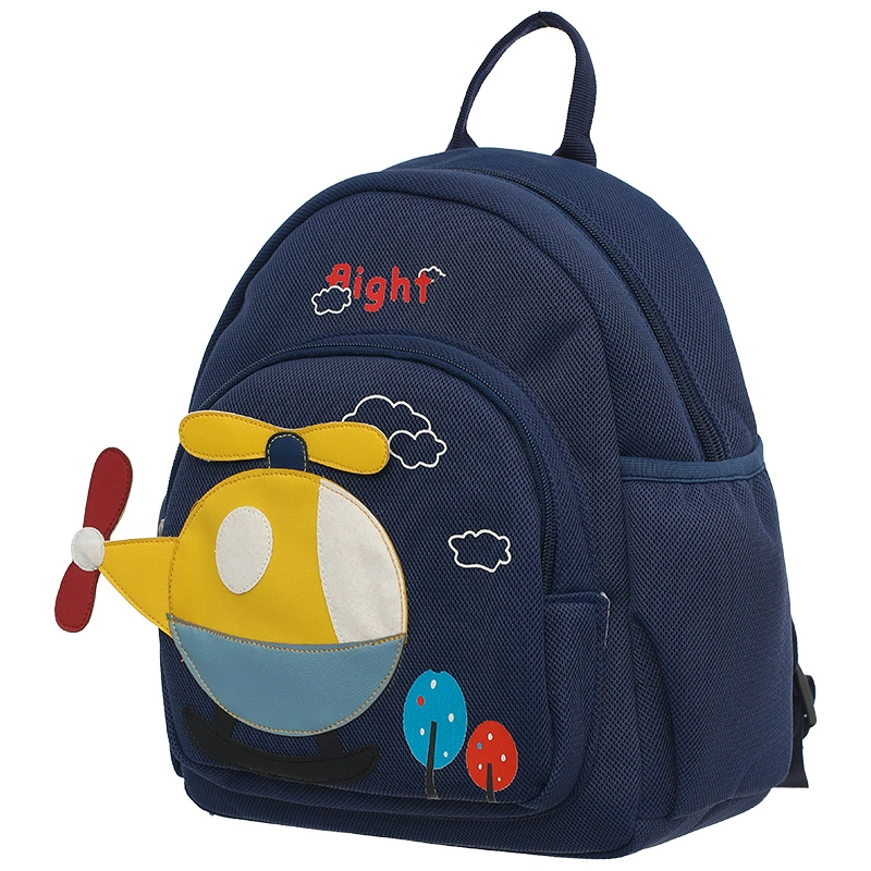 Balo cho bé mẫu giáo Tbwin PANNA8 trực thăng E2528 xanh 2