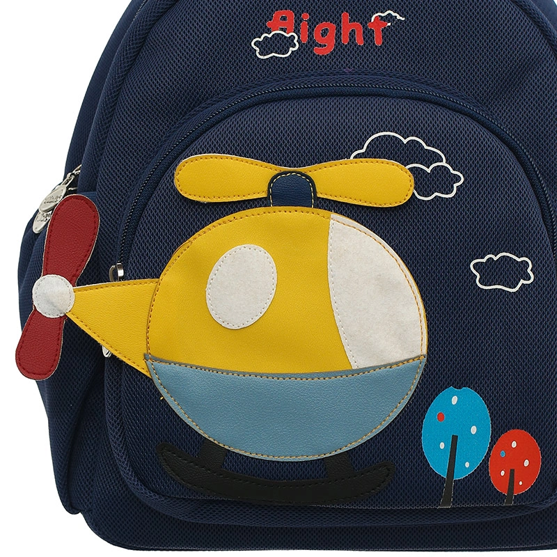 Balo cho bé mẫu giáo Tbwin PANNA8 trực thăng E2528 xanh 8