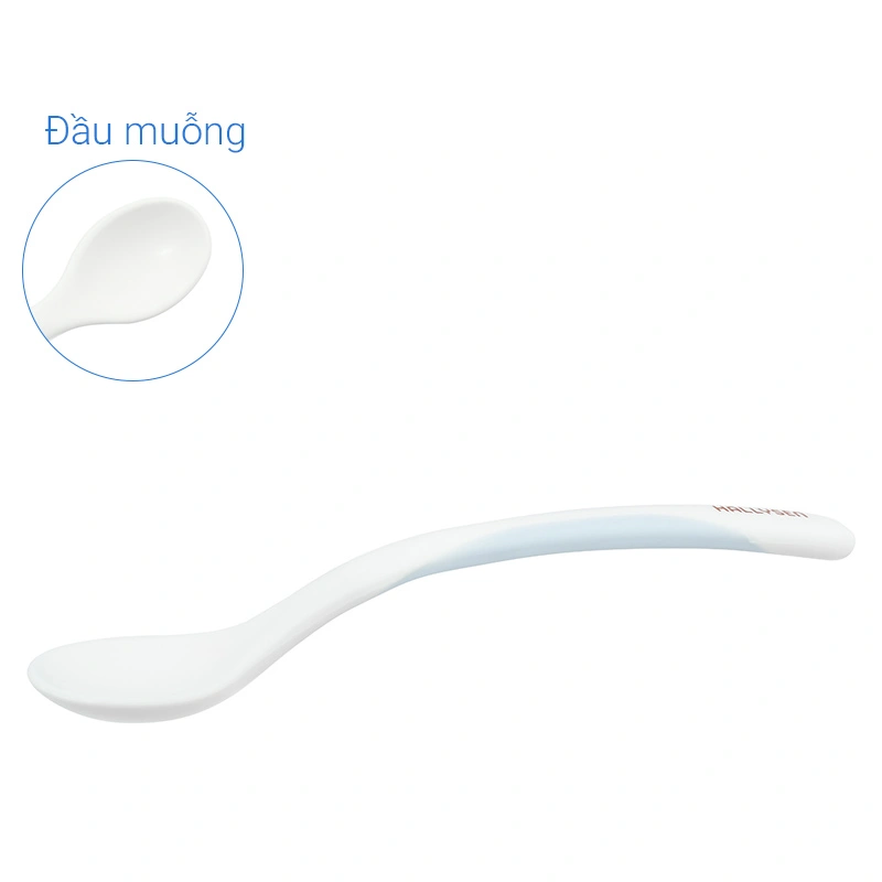 Bộ 2 muỗng đầu mềm cảm biến nhiệt Hallysen - Màu xanh dương 8
