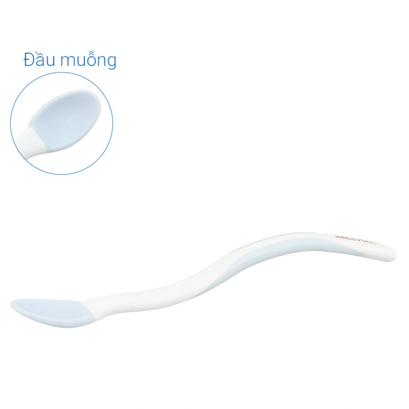 Bộ 2 muỗng đầu mềm cảm biến nhiệt Hallysen - Màu xanh dương 9