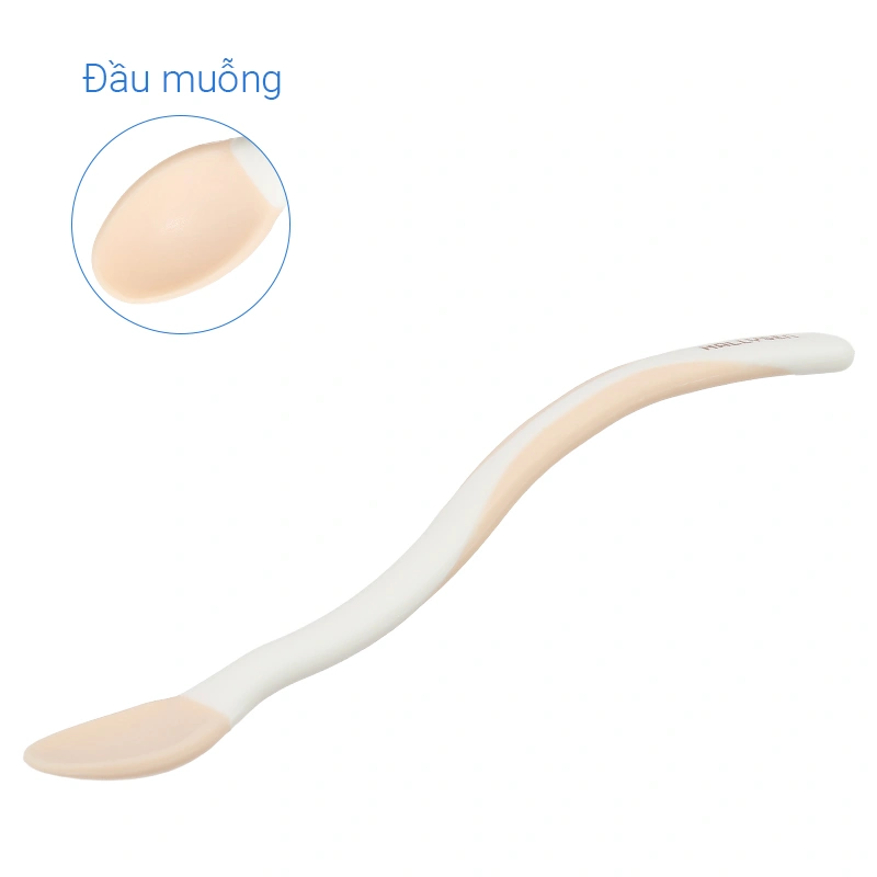 Bộ 2 muỗng đầu mềm cảm biến nhiệt Hallysen - Màu xanh dương 21