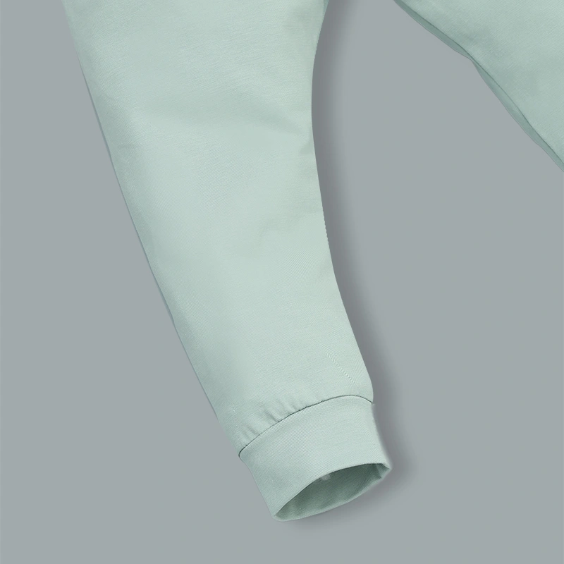 Bộ tay dài bé trai La Pomme in thú màu xanh - trắng 12