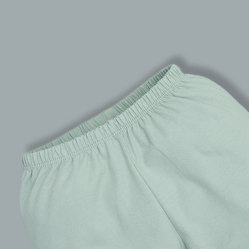 Bộ tay dài bé trai La Pomme in thú màu xanh - trắng 11