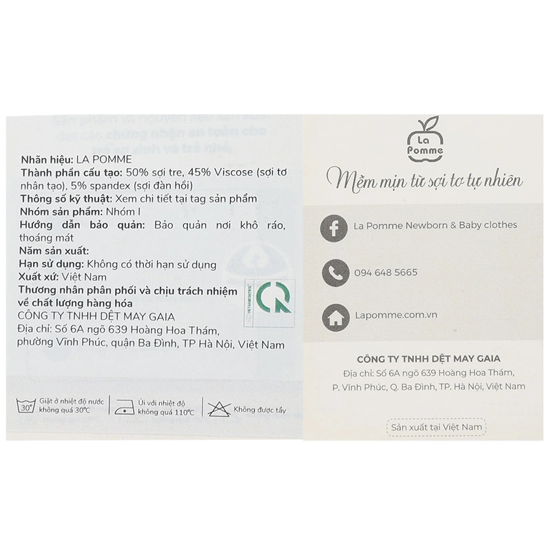 Bộ tay ngắn bé gái La Pomme họa tiết sinh động màu hồng - trắng 14