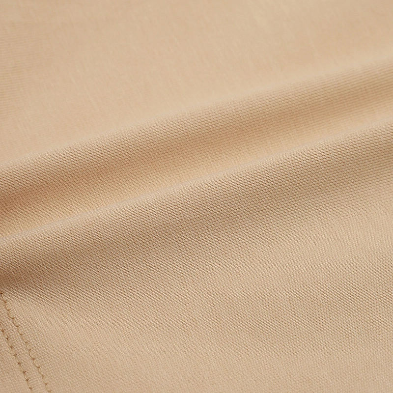 Bộ tay ngắn bé gái La Pomme êm dịu màu be 11