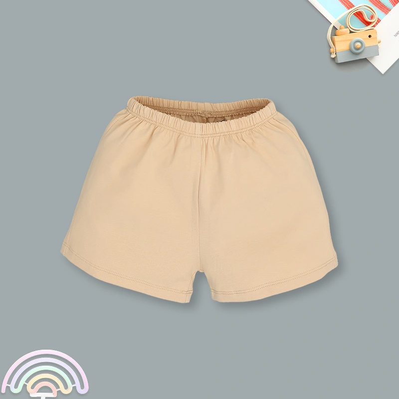 Bộ tay ngắn bé gái La Pomme êm dịu màu be 8