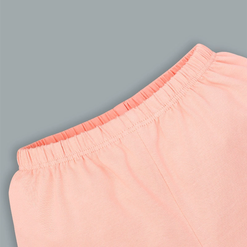 Bộ tay ngắn bé gái La Pomme in hoa màu trắng 12