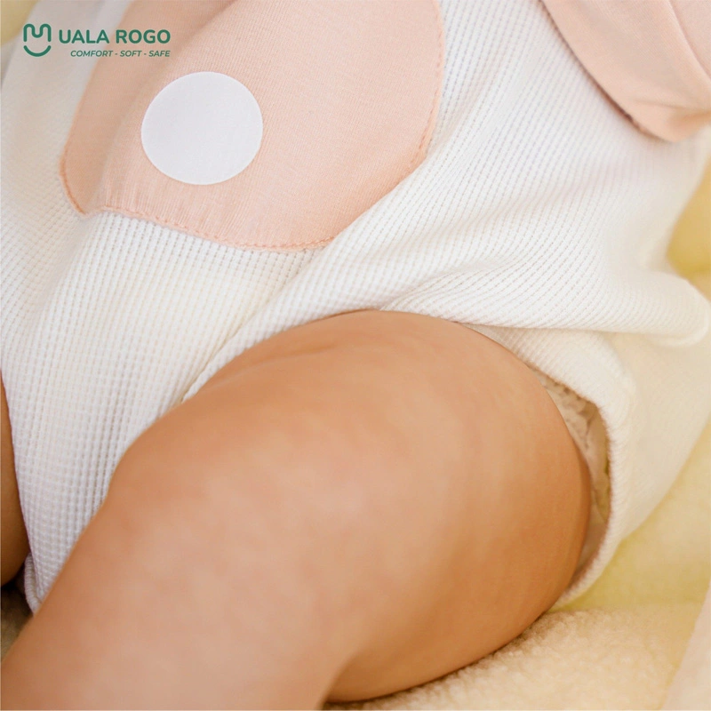 Bodysuit tay dài cho bé cotton Ualarogo UR258 màu nâu 13