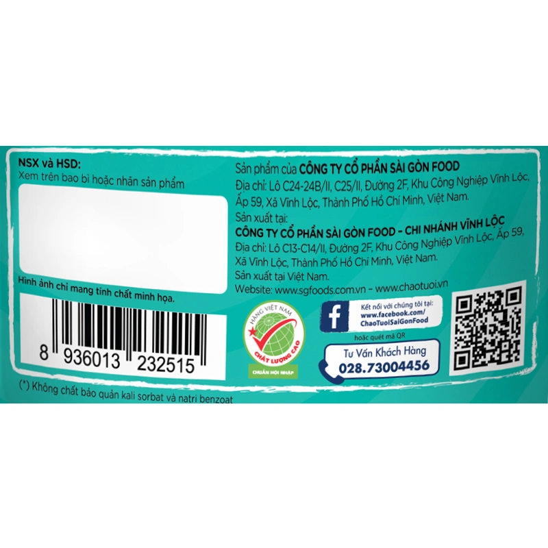 Cháo tươi SG Food Baby vị hải sản rau củ gói 240g (từ 1 tuổi) 5