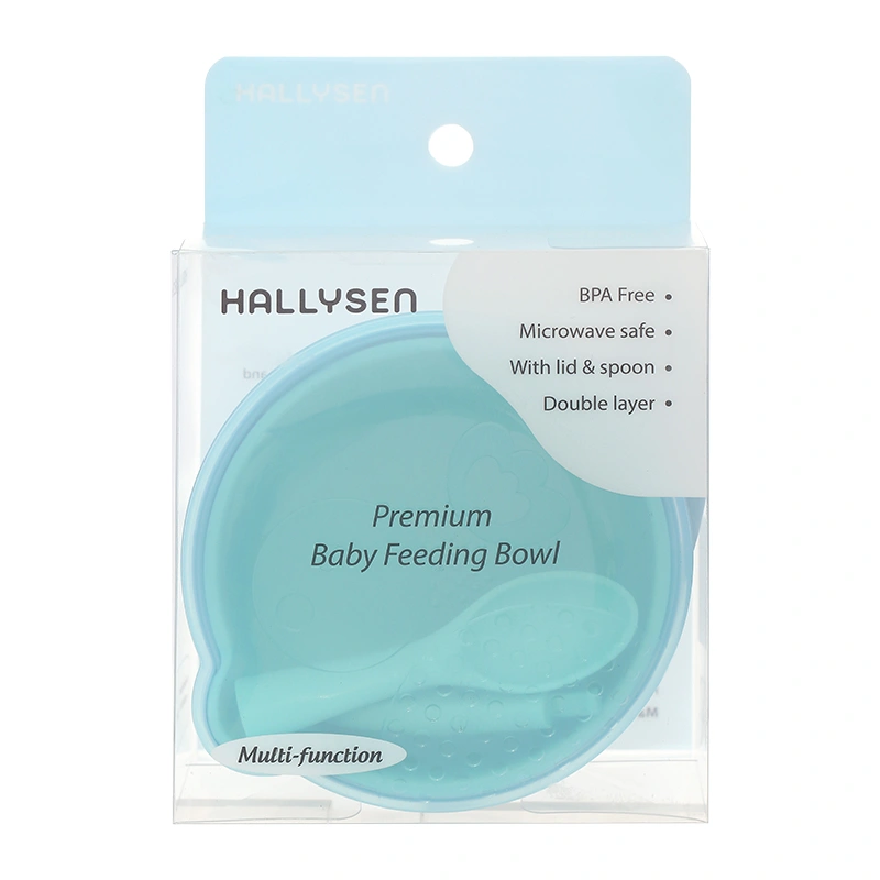 Chén ăn dặm đa năng Hallysen - Màu xanh 2