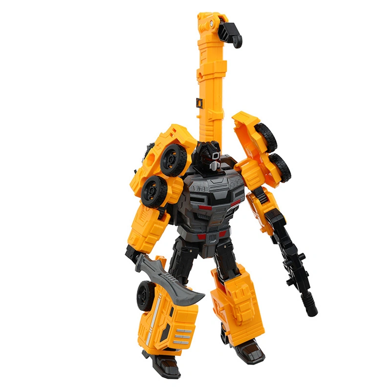 Đồ chơi robot biến hình xe cẩu HappyTime 9879 (1685F) 12