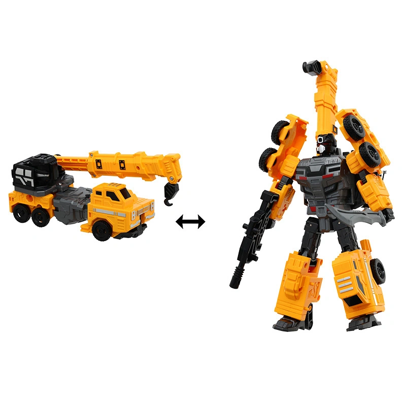 Đồ chơi robot biến hình xe cẩu HappyTime 9879 (1685F) 13