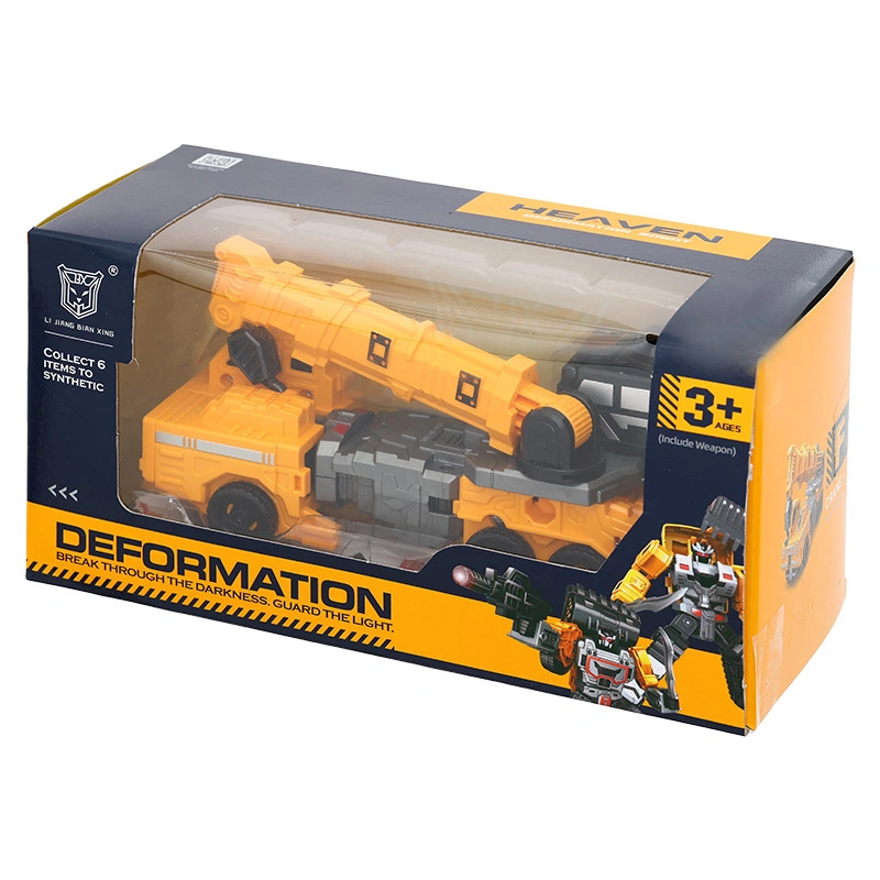 Đồ chơi robot biến hình xe cẩu HappyTime 9879 (1685F) 3