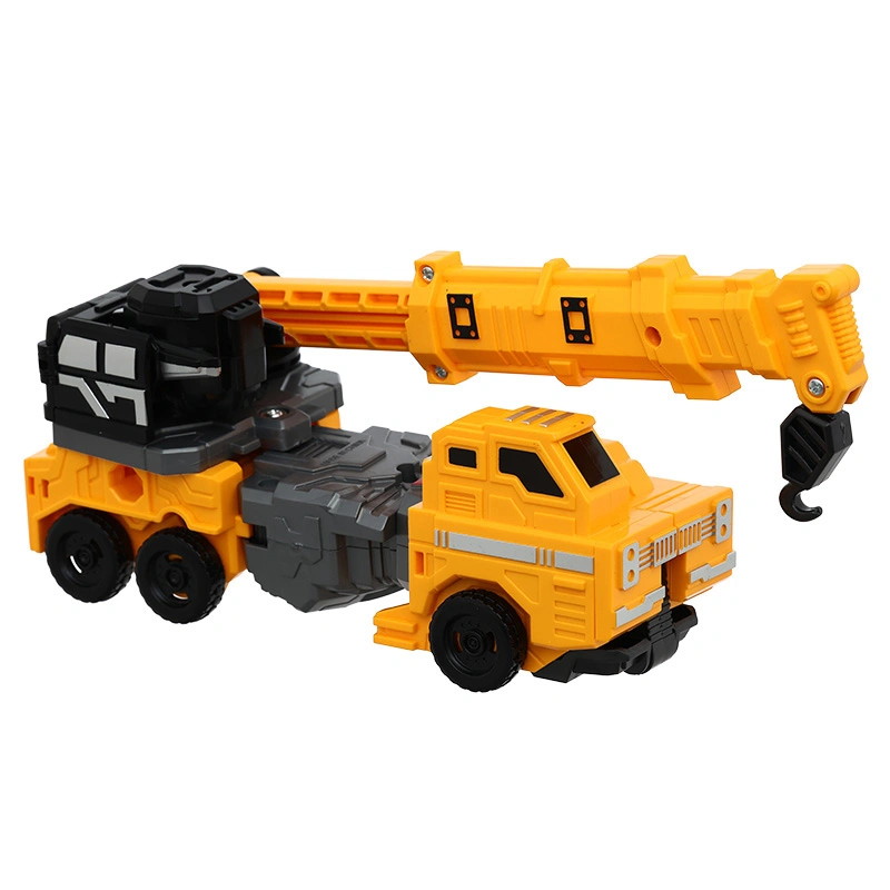 Đồ chơi robot biến hình xe cẩu HappyTime 9879 (1685F) 6