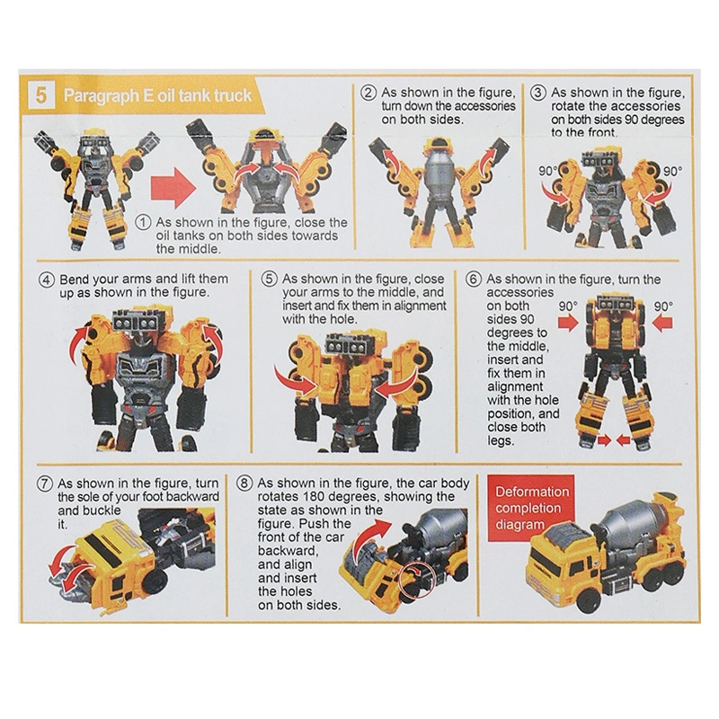 Đồ chơi robot biến hình xe cẩu HappyTime 9879 (1685F) 28