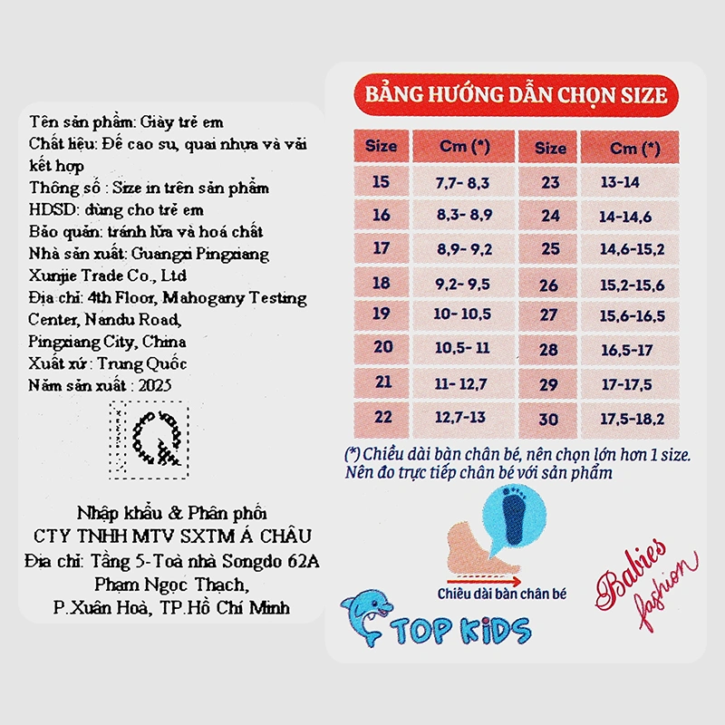 Giày tập đi cho bé Á Châu Avakids AC82 màu trắng 21