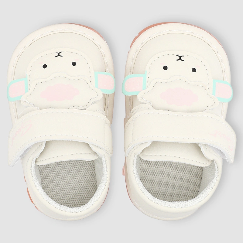 Giày tập đi cho bé Á Châu Avakids AC82 màu trắng 8