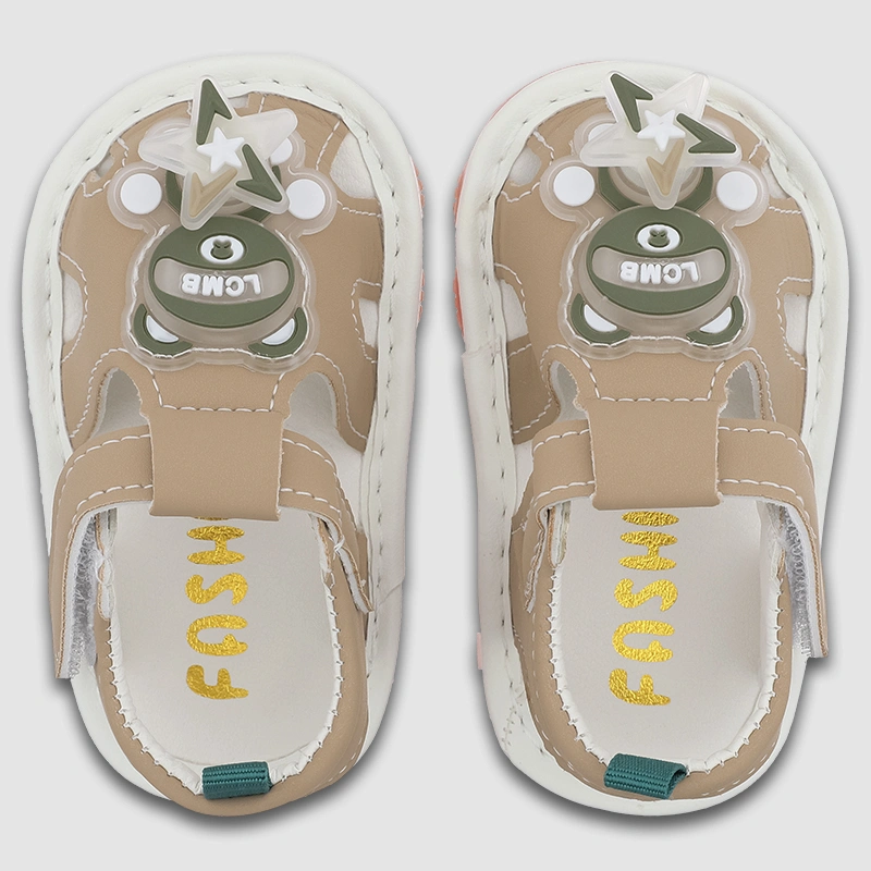 Giày tập đi cho bé Á Châu Avakids AC80 màu be 18