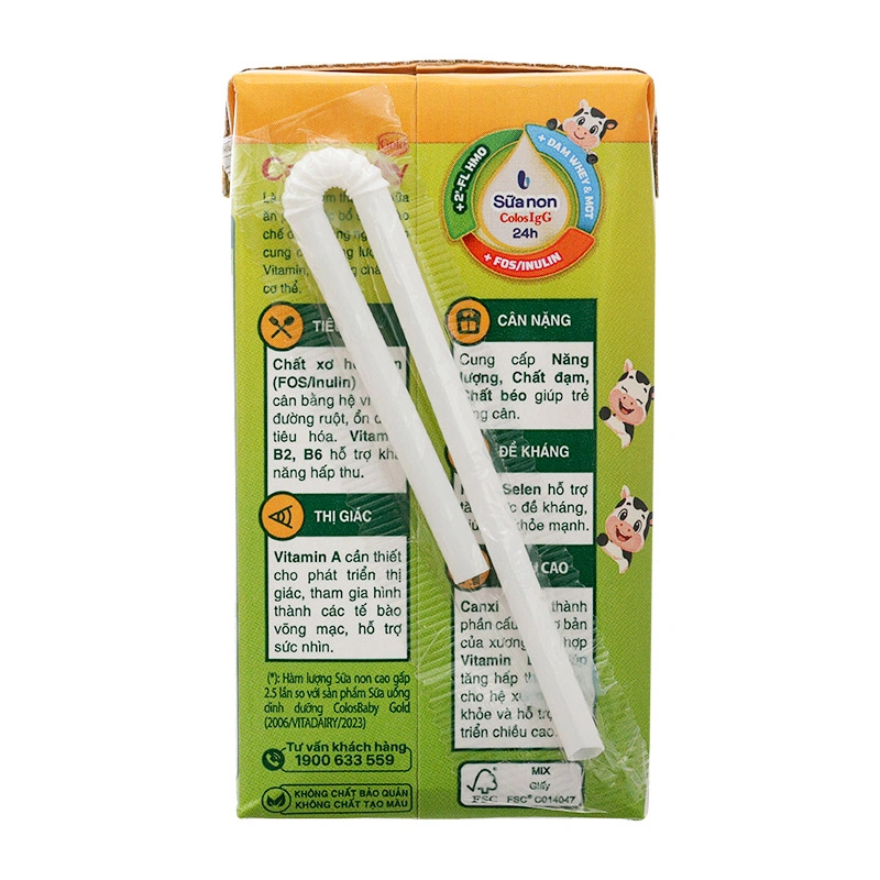 Lốc 4 hộp sữa non pha sẵn ColosBaby Gold 110 ml (từ 1 tuổi) - Giao bao bì ngẫu nhiên 7