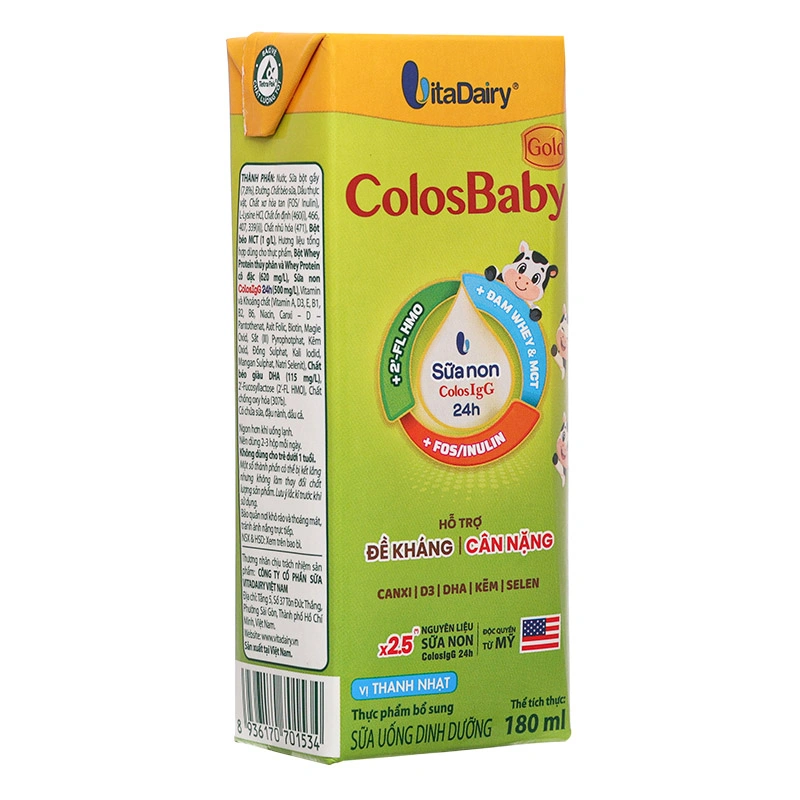 Thùng 48 hộp sữa non pha sẵn ColosBaby Gold 180 ml (từ 1 tuổi) - Giao bao bì ngẫu nhiên 19