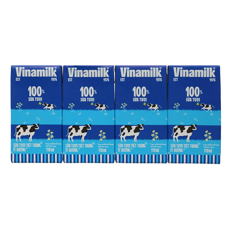 Thùng 48 hộp sữa tươi tiệt trùng Vinamilk ít đường 110 ml (từ 1 tuổi) 17