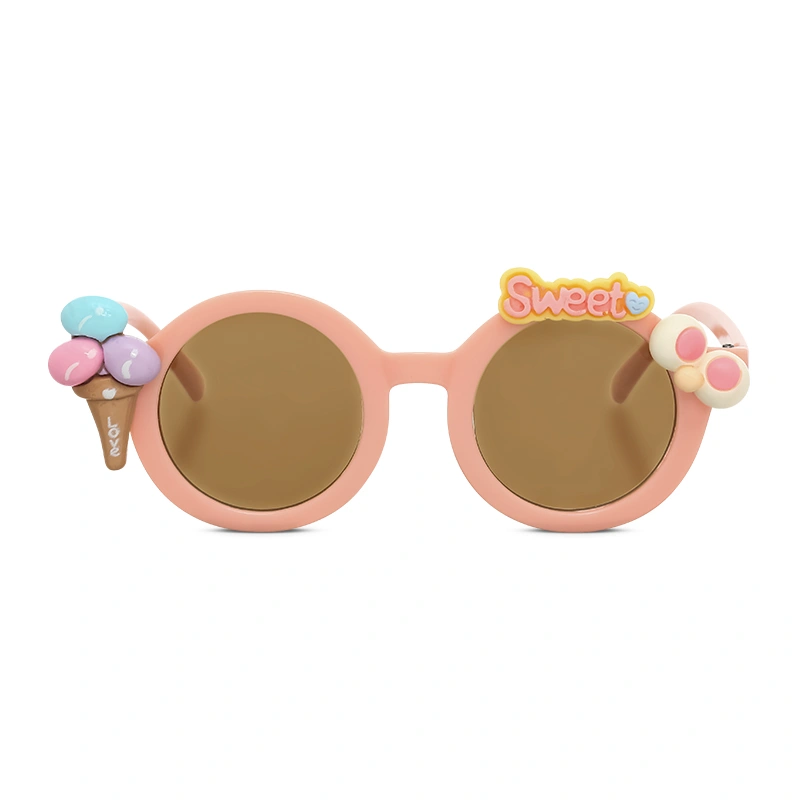 Mắt kính kèm cột tóc, kẹp tóc hồng bé gái HappyTime 516297 5