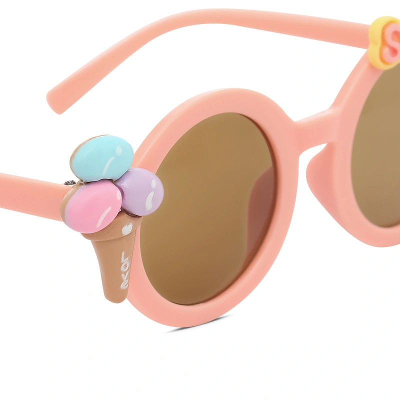 Mắt kính kèm cột tóc, kẹp tóc hồng bé gái HappyTime 516297 6