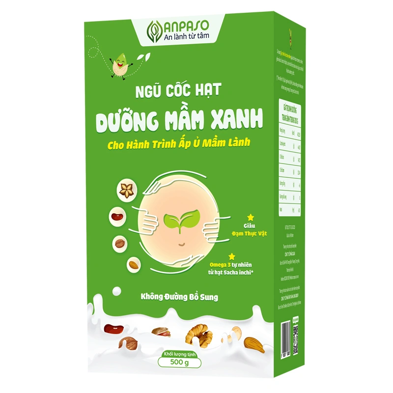 Ngũ cốc hạt Anpaso bổ sung dưỡng chất cho mẹ bầu, 500g dạng bột 2