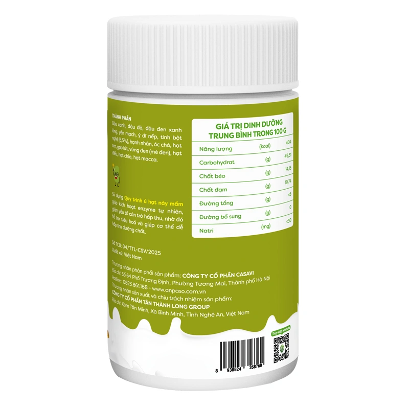 Ngũ cốc hạt Anpaso bổ sung dưỡng chất cho phụ nữ sau sinh, 500g dạng bột 7