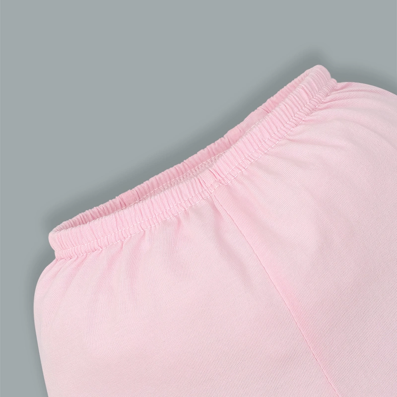 Quần dài IQ Baby cotton màu hồng 3