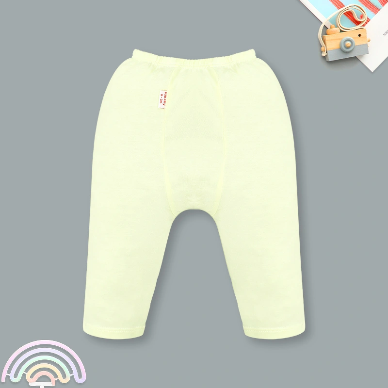 Quần dài IQ Baby cotton màu hồng 8