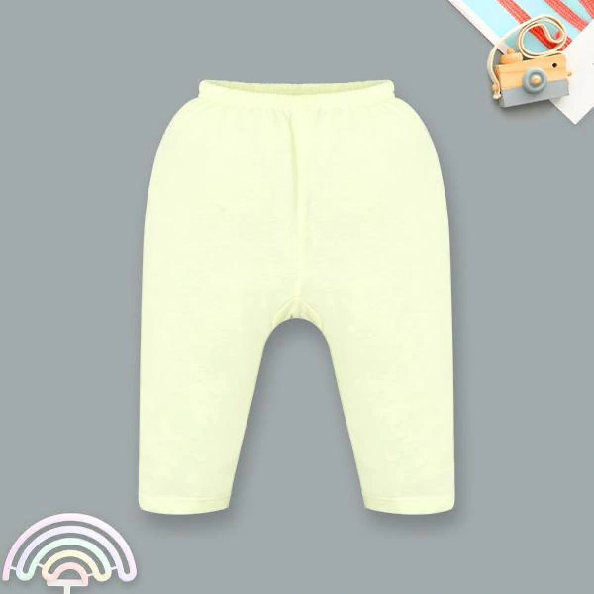 Quần dài unisex IQ Baby cotton vàng