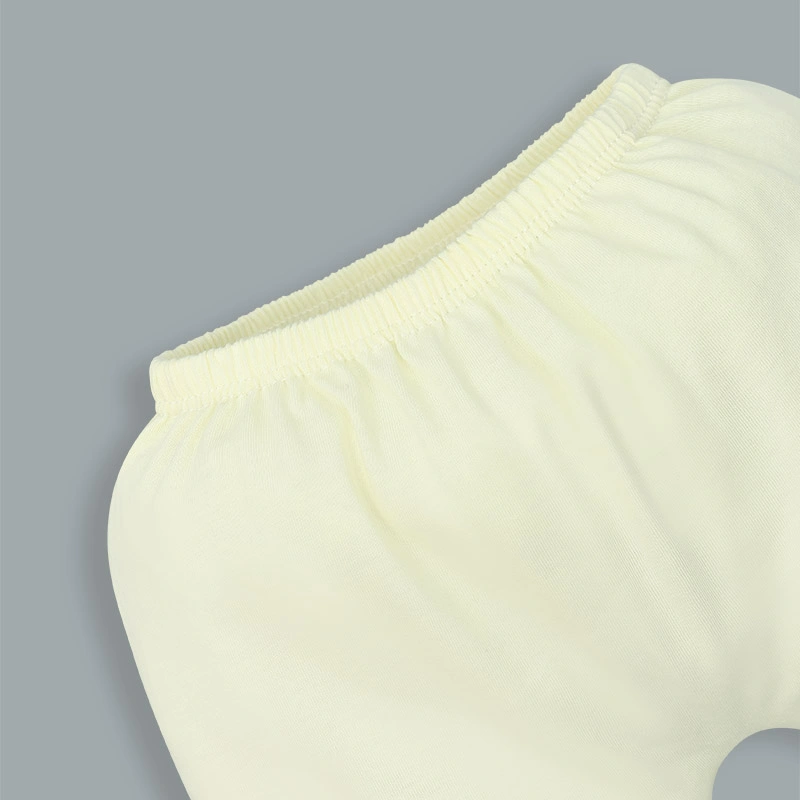 Quần ngắn IQ Baby cotton màu vàng 2