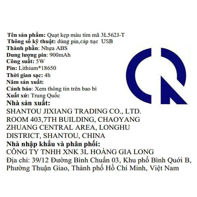 Quạt kẹp và để bàn mini xoay 720 độ 3L 3L562J-T 11