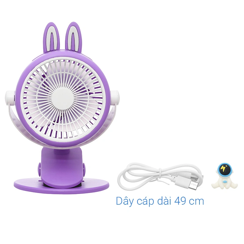 Quạt kẹp và để bàn mini xoay 720 độ 3L 3L562J-T 10