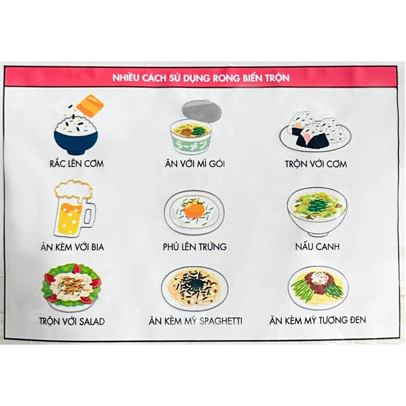 Rong biển giòn trộn cá hồi Genkai gói 30g (từ 1 tuổi) 4