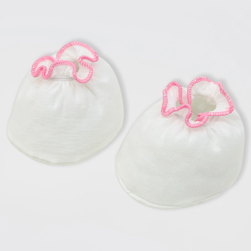 Set 2 đôi bao chân thun bé gái IQ Baby cotton - Giao màu ngẫu nhiên 17