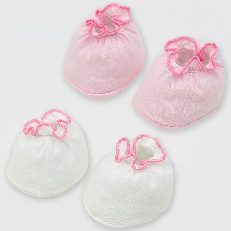 Set 2 đôi bao chân thun bé gái IQ Baby cotton - Giao màu ngẫu nhiên 3