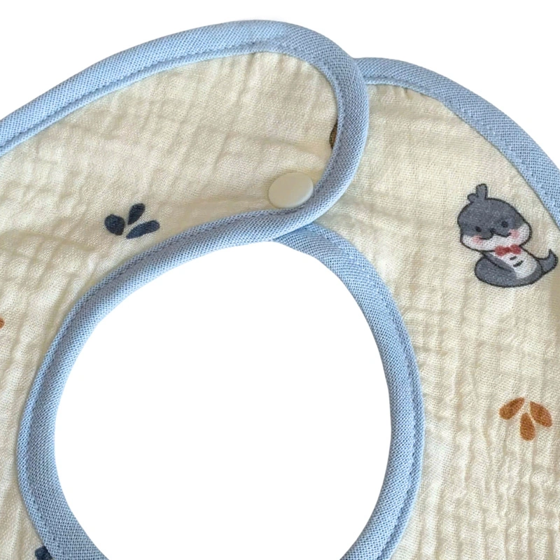 Set 2 yếm ăn cho bé muslin Bessla - Động vật 5