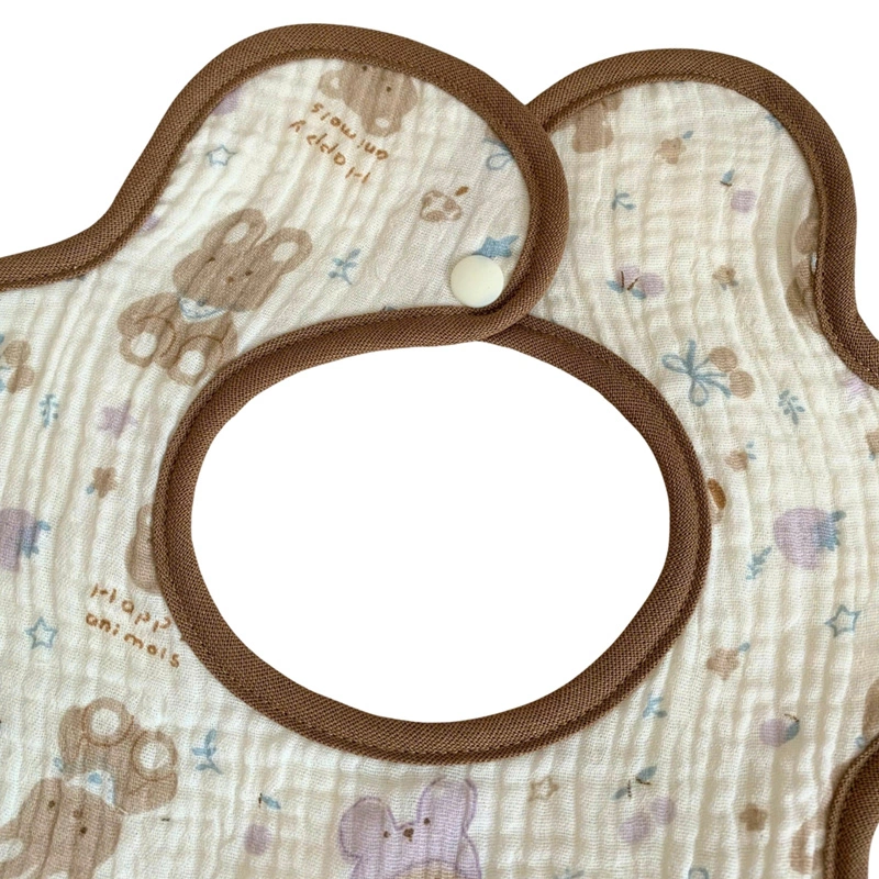 Set 2 yếm ăn cho bé muslin Bessla - Động vật 17