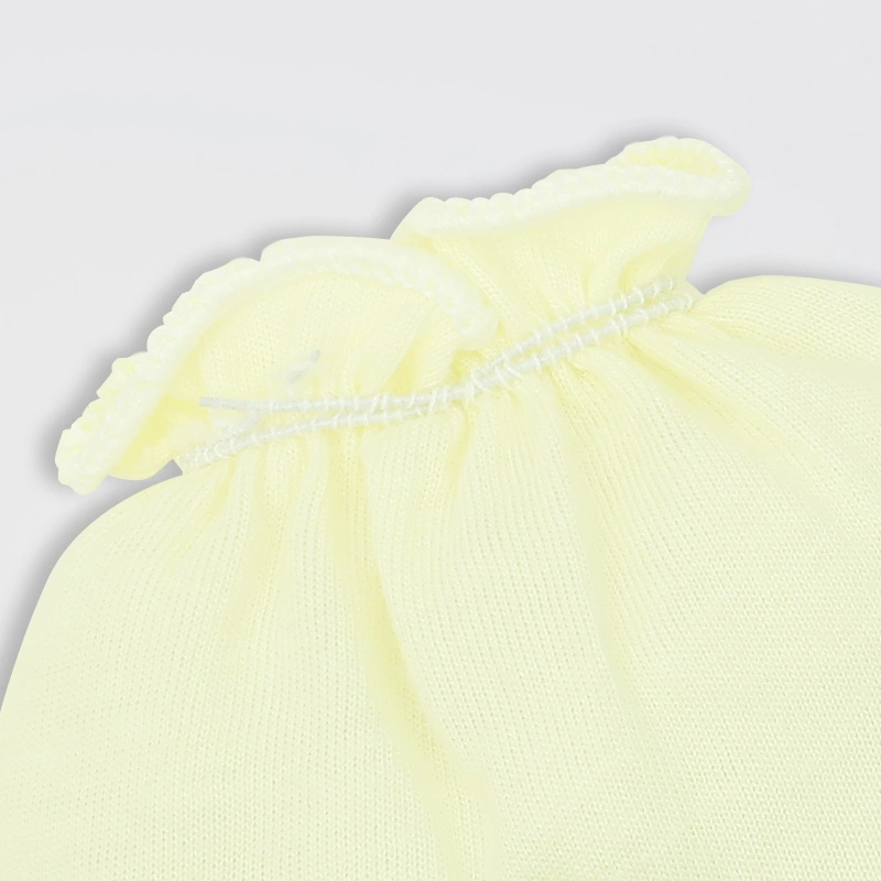 Set 3 đôi bao tay thun bé gái IQ Baby cotton 3